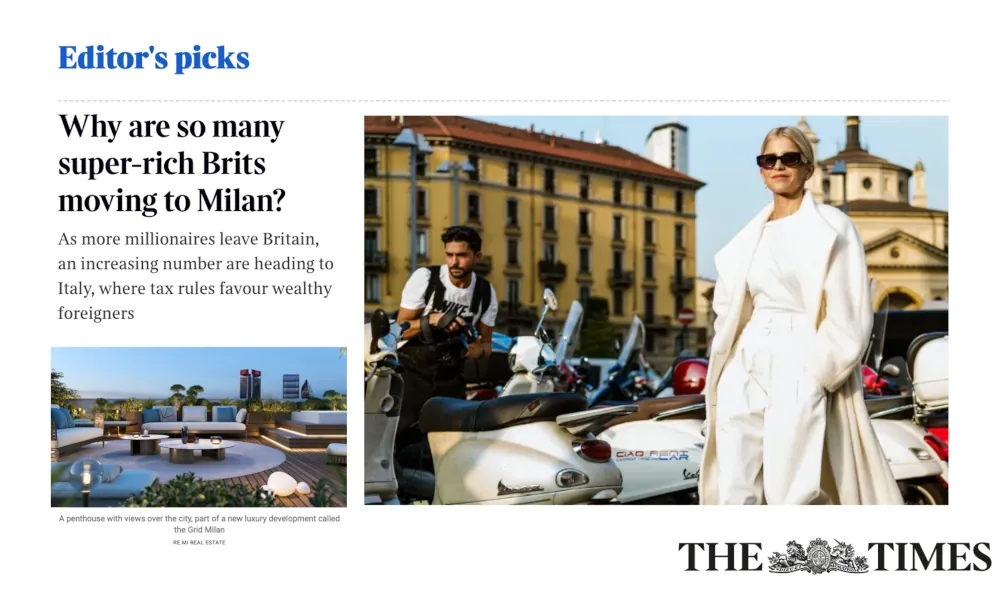 Why are millionaires moving to Italy